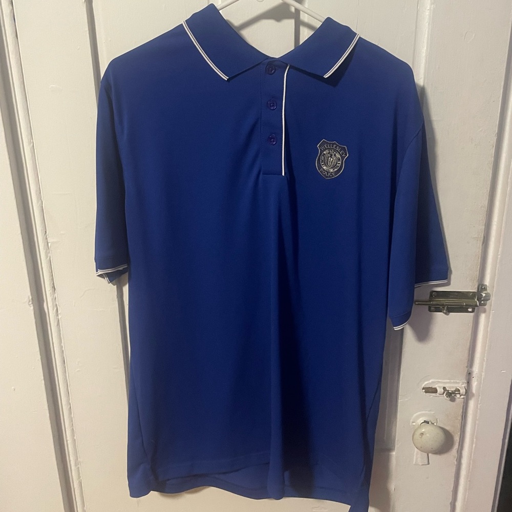 Antigua Men’s Blue Wellesley (MA) Police Polo